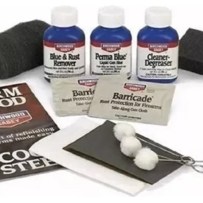 PAVONADOR PERMA BLUE LIQUIDO de BIRCHWOOD CASEY- KIT de3