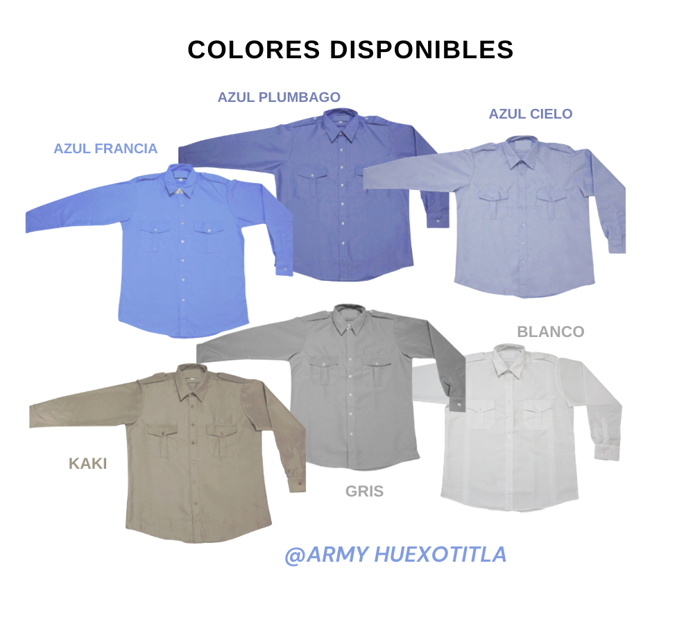 CAMISOLA TACTICA De Botones MANGA LARGA BLANCA - Imagen 3