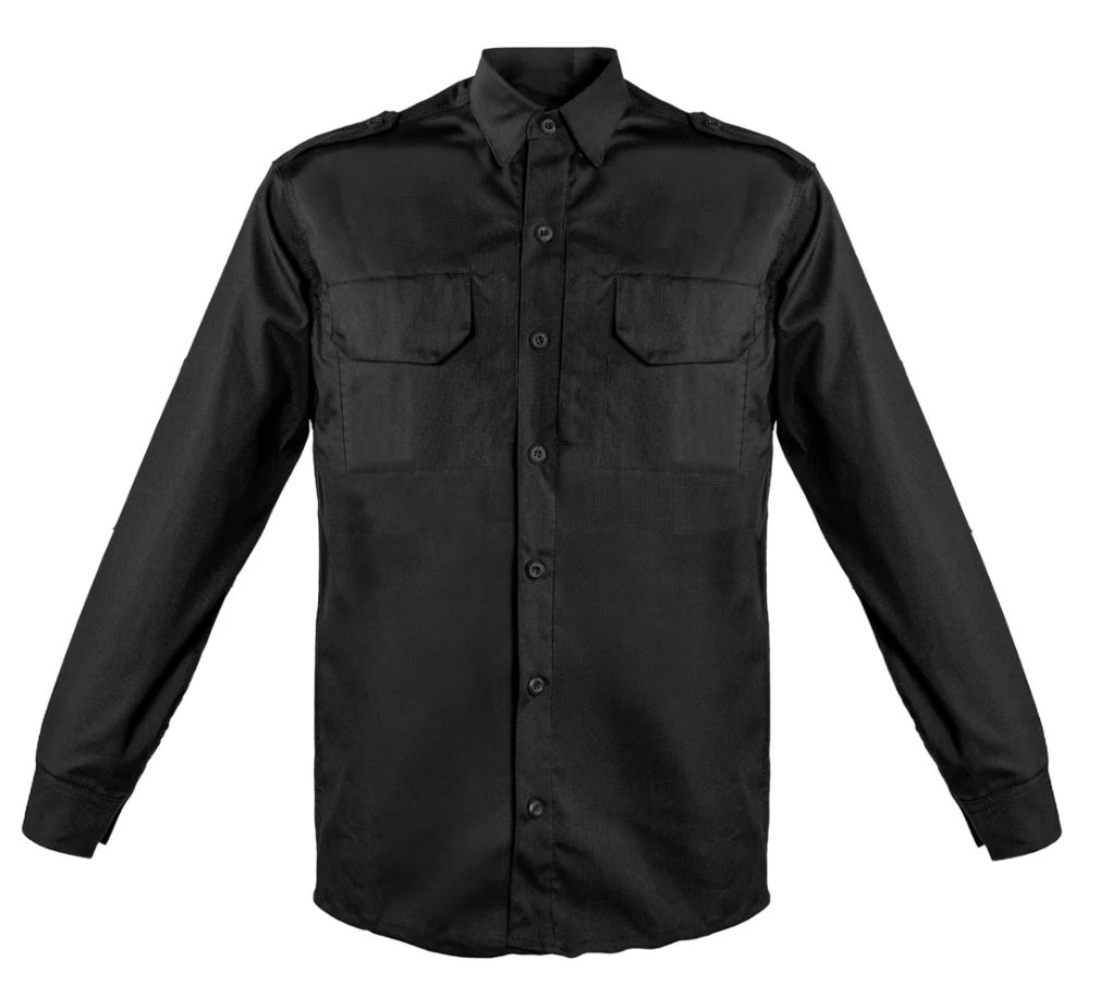 CAMISOLA TACTICA botones MANGA LARGA Micro Ripstop AZUL MARINO - Imagen 7