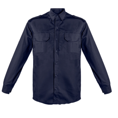 CAMISOLA TACTICA botones MANGA LARGA Micro Ripstop AZUL MARINO